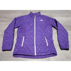 The North Face Thermoball Insulated Puff Full Zip Girl’s L 14/16 Jacket Purple